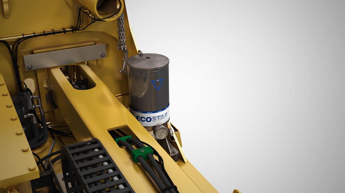 Container Spreader Stinis Automatic Greasing System