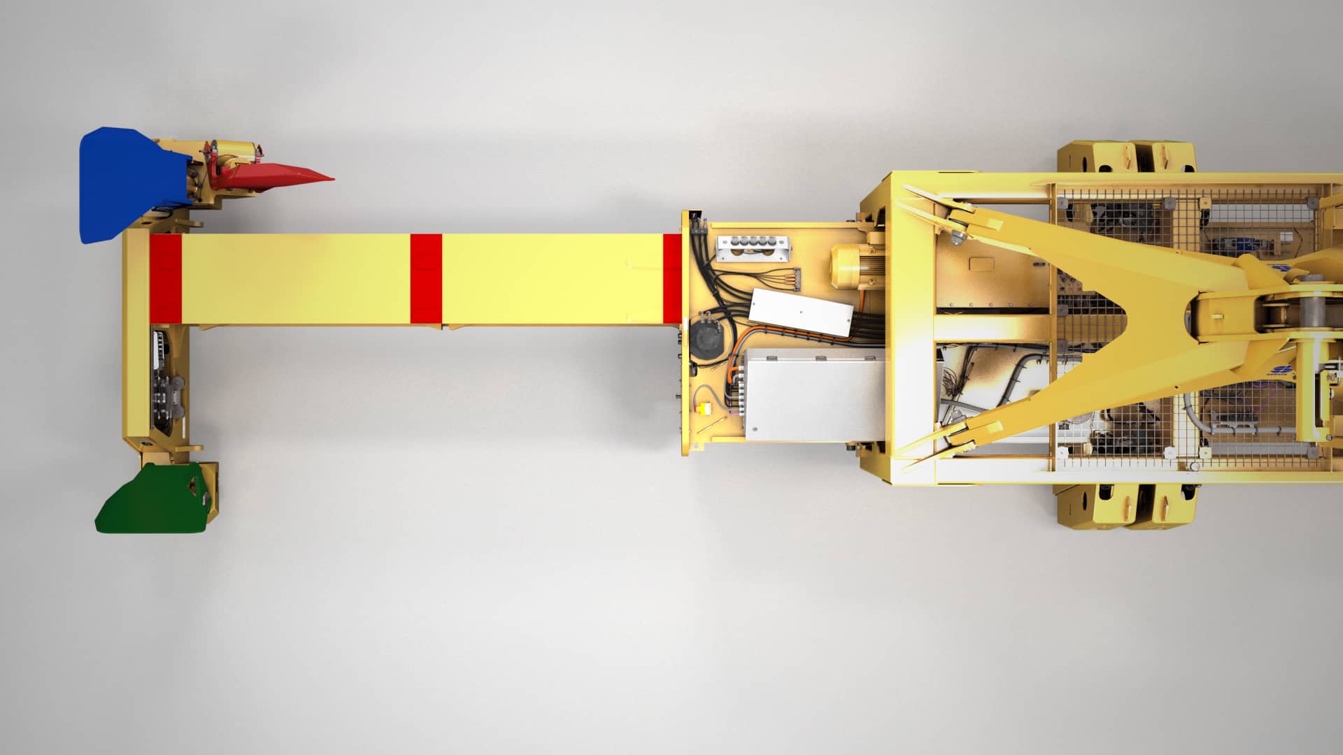 Mobile Harbour Crane Spreaders Optimized Visibility