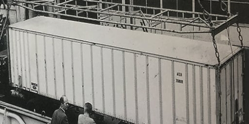 Stinis First Container Spreader 1967 Stinis First Container Spreader 1967