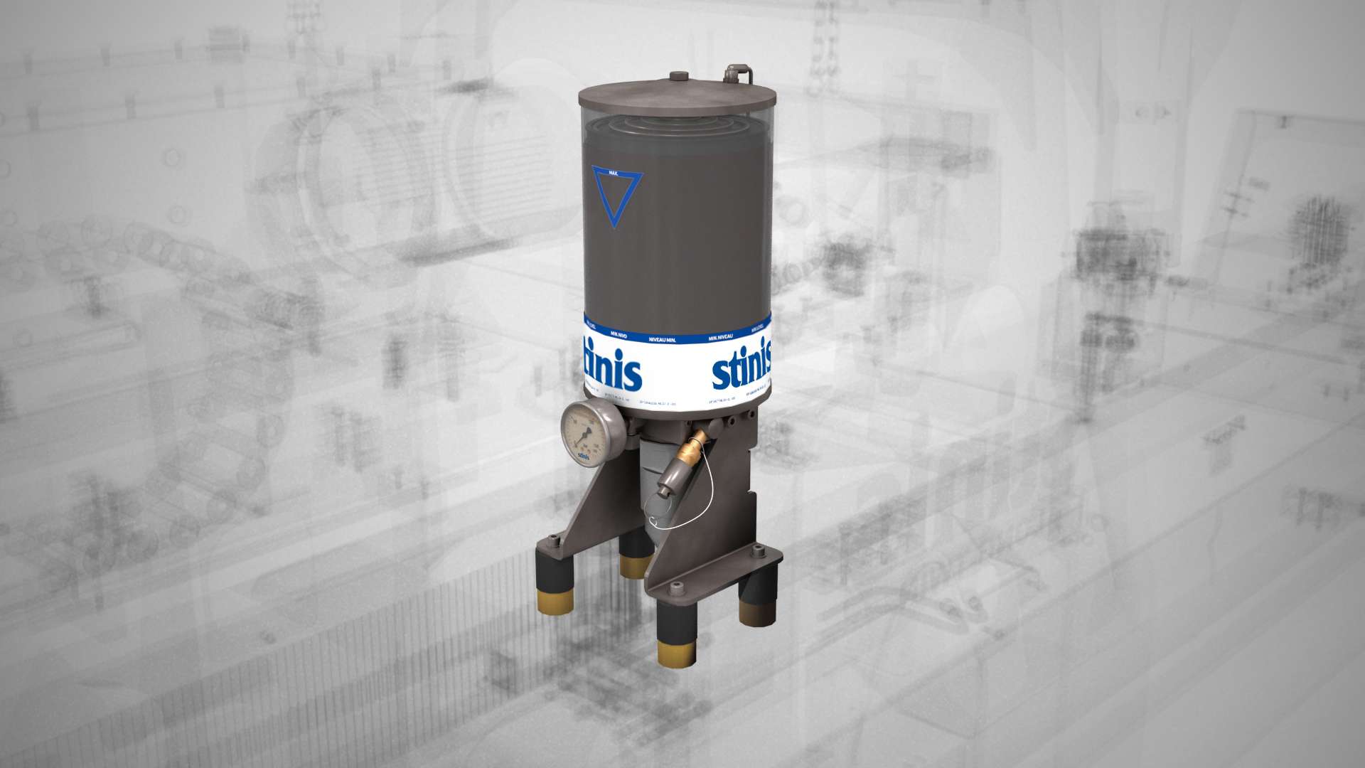 Stinis Split-Headblock Automatic Greasing System